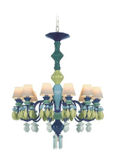 Belle De Nuit 12 Lights Chandelier, Green (US)
