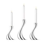 Cobra Candleholder Stainless Steel Mirror S,M,L 3 Pack