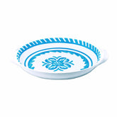 Sicily Teal Small Shallow Handled Bowl