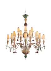 Ivy And Seed 20 Lights Chandelier, Medium Model, Spices (US)