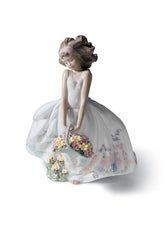 Wild Flowers Girl Figurine