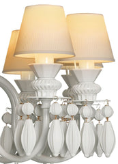 Belle De Nuit 12 Lights Chandelier, White (US)