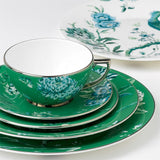 Chinoiserie Green Salad Plate