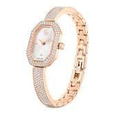 Dextera Bangle watch, Swiss Made, Metal bracelet, Rose gold tone, Rose gold-tone finish