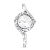 Dextera Asymmetric watch, Swiss Made, Metal bracelet, Silver tone, Stainless Steel