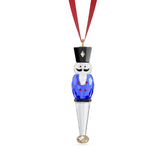 Holiday Cheers Nutcracker Ornament, Blue