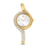 Dextera Asymmetric watch, Swiss Made, Metal bracelet, Gold tone, Gold-tone finish