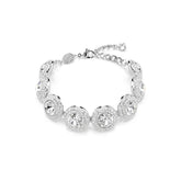 Una Angelic bracelet, White, Rhodium plated