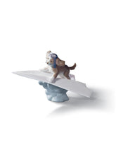 Let's Fly Away Dog Figurine