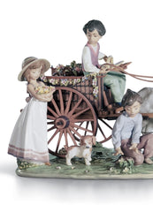 Enchanted Outing Children Sculpture - Limited Edition