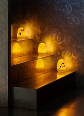 Cranes Dome Table Lamp