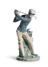 Golfer Man Figurine