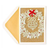 FSC Lasercut Ornament Holiday Greeting Card