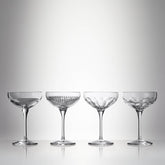 Mixology Coupe Large 280ml 9floz, Mixed Set of 4