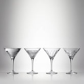 Mixology Martini 250ml 8floz, Mixed Set of 4