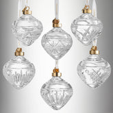 Winter Wonders Bauble Snowflakes Clear Set of 6