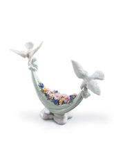 Petals Of Peace Doves Figurine