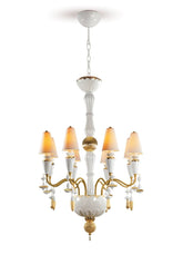Ivy And Seed 8 Lights Chandelier, Golden Luster (US)
