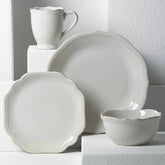 French Perle Bead White™ 4-Piece Place Setting