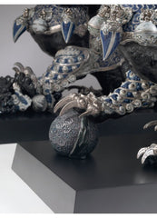 Guardian Lion Sculpture, Black - Limited Edition