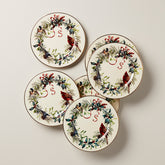 Winter Greetings 6-Piece Salad Plate Set