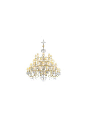 Belle De Nuit 56 Lights Chandelier, Golden Luster (US)
