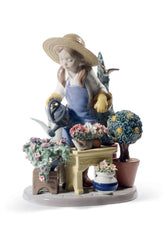 In My Garden Girl Figurine