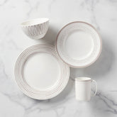 Charlotte Street Grey East 4-piece Place Setting