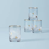 Holiday Gold DOF Glasses, Set Of 4