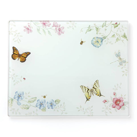 Butterfly Meadow® Large Glass Cutting Board