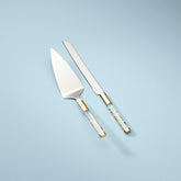 Opal Innocence Flourish 2-Piece Cake Knife & Server Set (LAST IN STOCK)