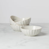 French Perle Scallop 4-Piece Bowl Set