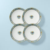Autumn White 4-Piece Dinner Plate Set