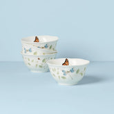 Butterfly Meadow Vines 4-Piece Rice Bowl Set