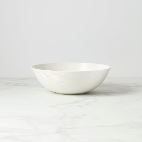 Lx Collective White Serving Bowl
