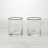 Cheers To Us Double Old Fashioned Glasses, Set Of 2