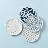 Blue Bay Melamine Assorted Accent Plates, Set Of 4