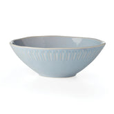 Artisanal Stripe Blue Serving Bowl