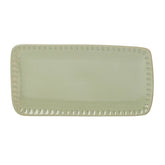 Artisanal Stripe Green Hors d'Oeuvres Tray