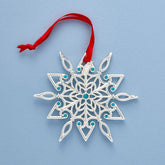 2025 Snow Majesty Silverplate Ornament, 21st Edition