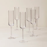 Tuscany Classics Straight Flutes, Set Of 6