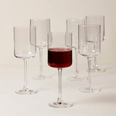 Tuscany Classics Straight Set Of 6 Wine Glasses - Red