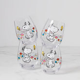 Chef Snoopy Tumblers, Set Of 4