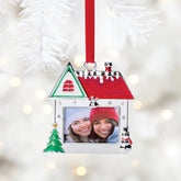 House Frame Silverplate Ornament