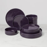 Modulus 12-Piece Dinnerware Set, Nightshade
