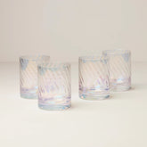 Tuscany Classics Iridescent Double Old Fashioned Glasses, Se