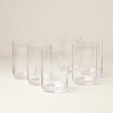 Tuscany Classics Stackable Glass Coolers, Set Of 6