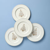 Federal Plat Tree Accent Plates, Set4