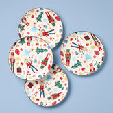 Nutcracker Ballet Accent Plates - Set of 4