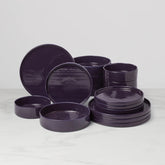 Modulus 16-Piece Dinnerware Set, Nightshade